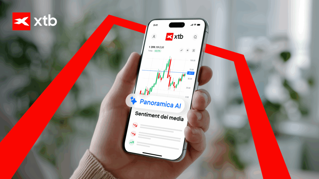 Capire i mercati grazie all’AI: XTB introduce l’analisi del sentiment dei media sui titoli quotati